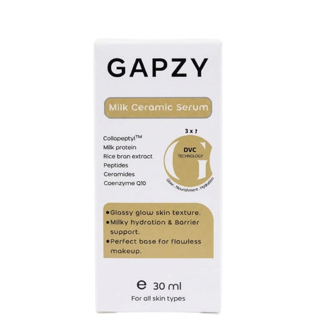 GAPZY Milk Serum and Ceramides, with Collapeptyl™, Milk Protein and Peptides, For All Skin Types, 30 ml