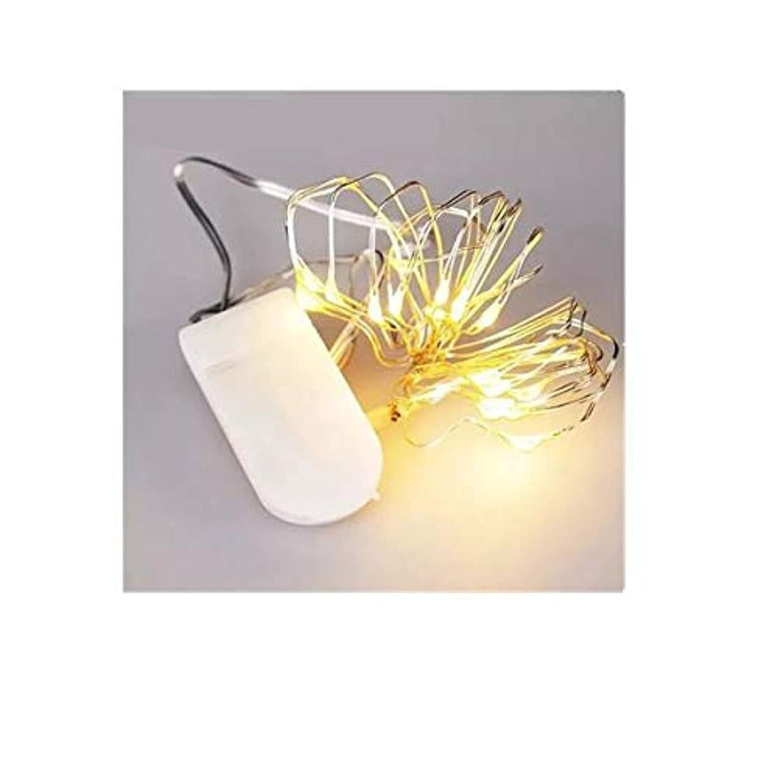 20 LED Low Voltage Copper Wire String Starry Fairy Lights for Bottle (Warm)