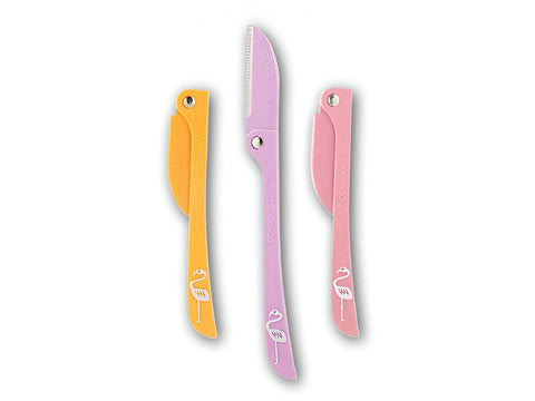 Facial Razor Set - Premium Double-Edge Blade for Face and Eyebrow Shaping, Gentle Hair Removal Tool for Modern Women's Grooming Routine (2pcs)