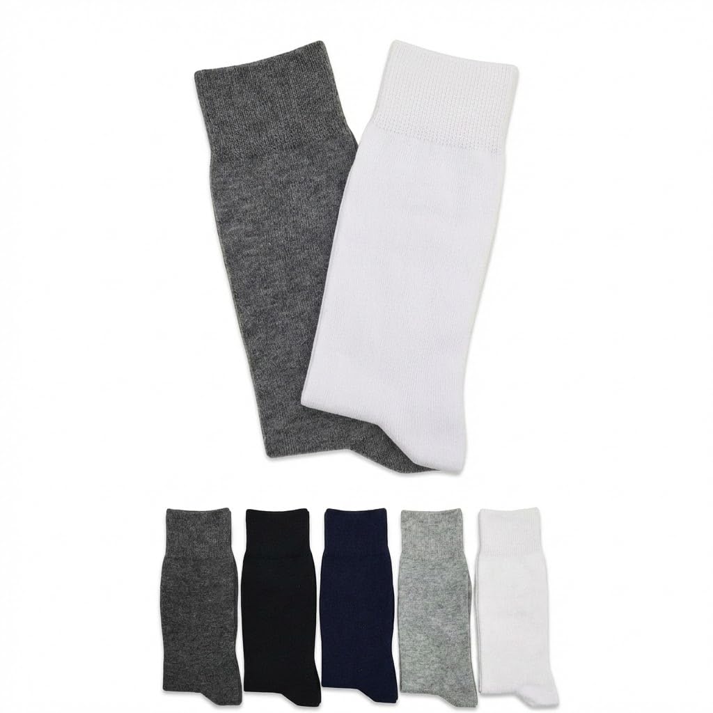 3 Pieces Men's Long Socks Scented Classic Luxury Socks Premium Soft Premium Comfort Easy Care Suitable for Formal and Various Occasions