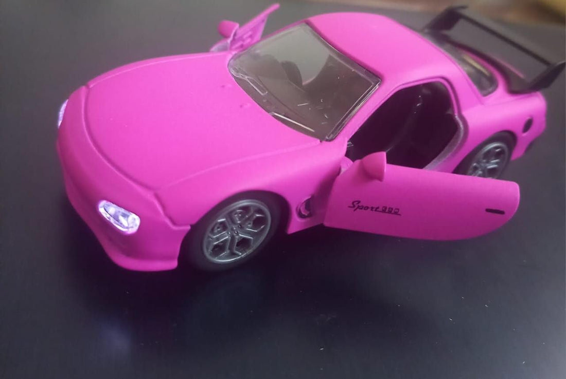 METAL MINI PURPLE DIE CAST CAR TOY/+3