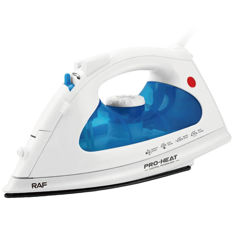 RAF Steam Iron R.1105, 1800 Watt, 220v, 50Hz, White