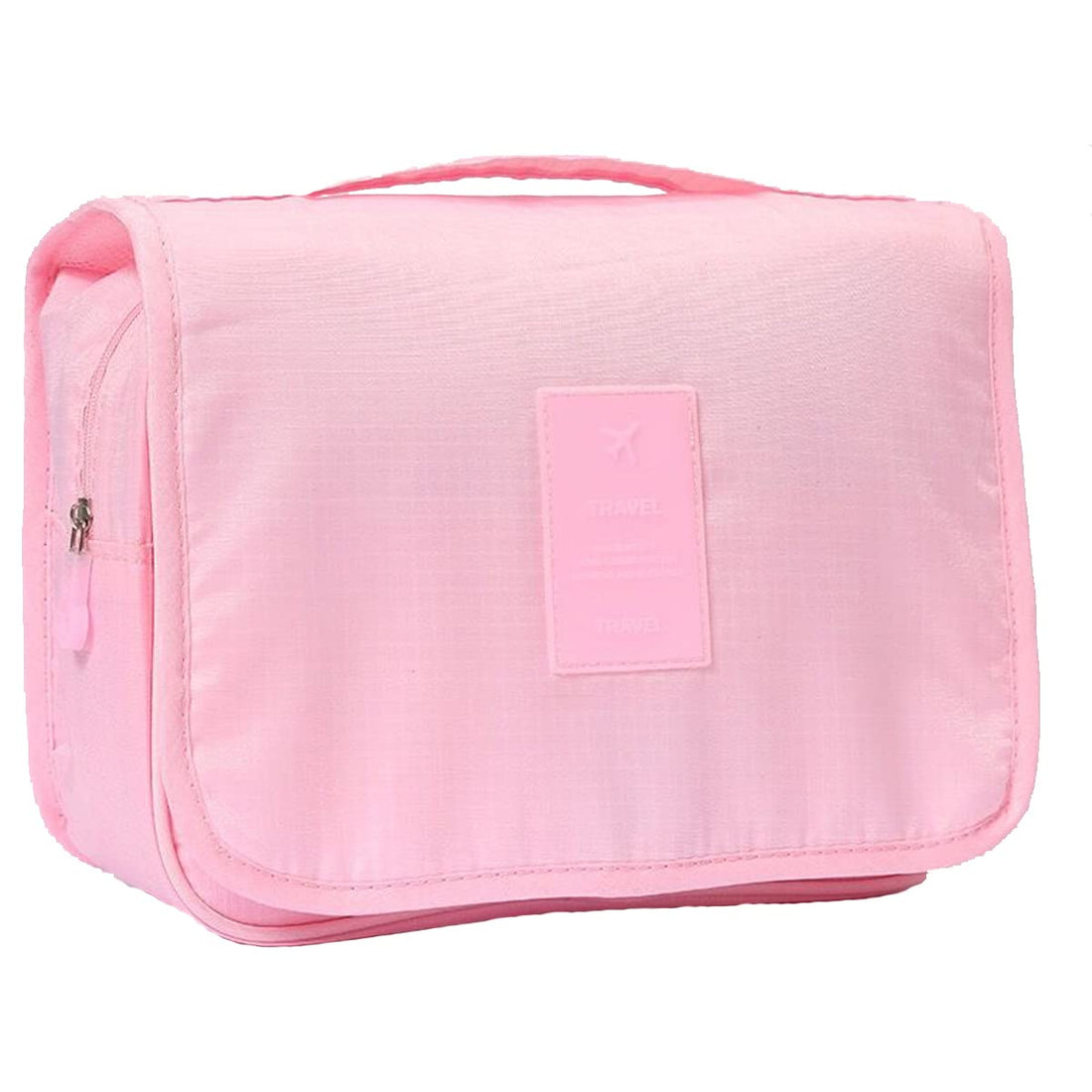Travel Toiletry Bag, YYGOJOY Hanging Wash Bag Makeup Cosmetic Organizer Bags, Portable Hanging Toiletries Bags for Men Women Girls Waterproof Multifunctional (Pink)