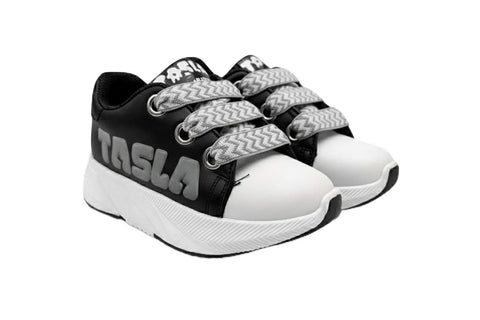 NOW SHOES Kids Sneakers for Boys & Girls – Lightweight Casual Walking Shoes – Comfortable Lace-Up Sport Shoes for Toddlers and Children – Durable Non-Slip Kids Sneakers for Everyday Wear, TESLA