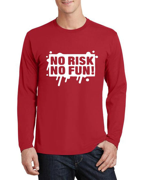 Print Online 316Long Sleeve T-Shirt For Men-Red-L
