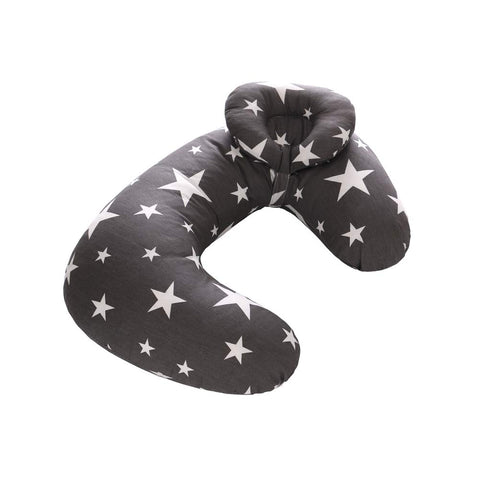 LTSWEET Newborn Nursing Pillow Baby Breastfeeding Pillow Multifunction 100% Cotton Infant Feeding Support Pillow Detachable Cover Adjustable Head Positioner,J