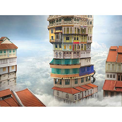 The Shop Tower Wall Canvas Print By Andrew Kow