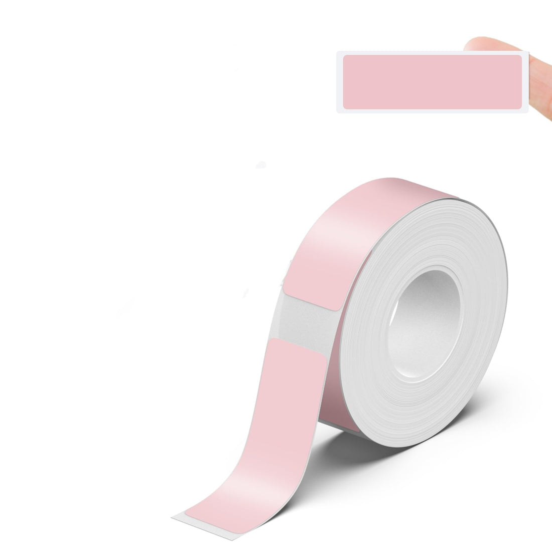 Beauty beast Adhesive Yellow Label Paper 0.47" X 1.57" (12mm X 40mm) 180 Labels for Home Office School Organization for Phomemo D30/D35/Q30 Label Maker (pink, 12 * 40mm)