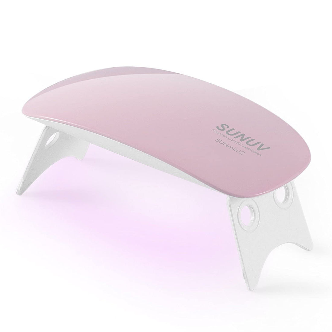 SUNUV Mini 6w LED UV Nail Dryer Curing Lamp -45s/60s (Pink)