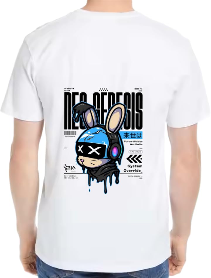 Future Division Worldwide T-shirt Back Whita