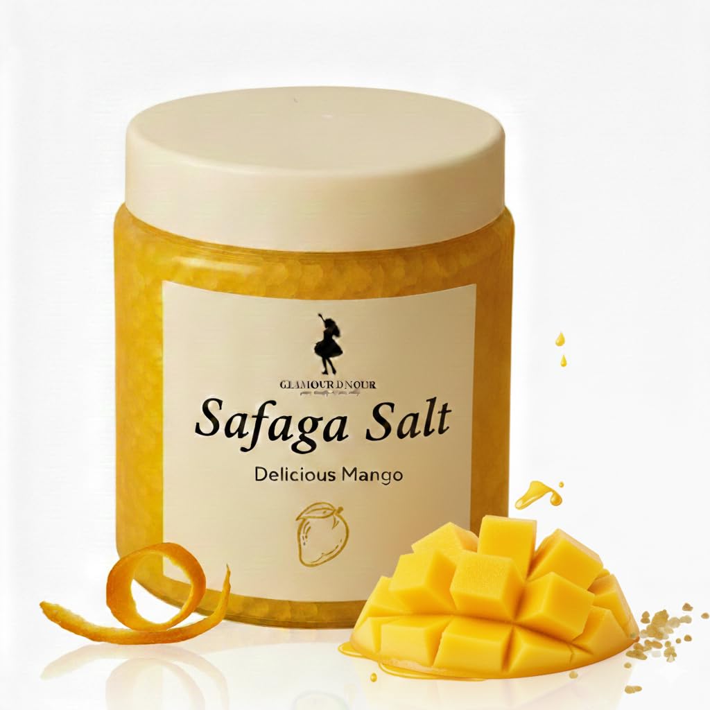 Mango Flavour Safaga Salt 500 g, Orange