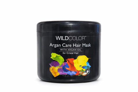 WILD COLOR Argan Care Hair Mask with Argan Oil, 500ml, Deep Nourishing Treatment for Dry Damaged Color-Treated Hair