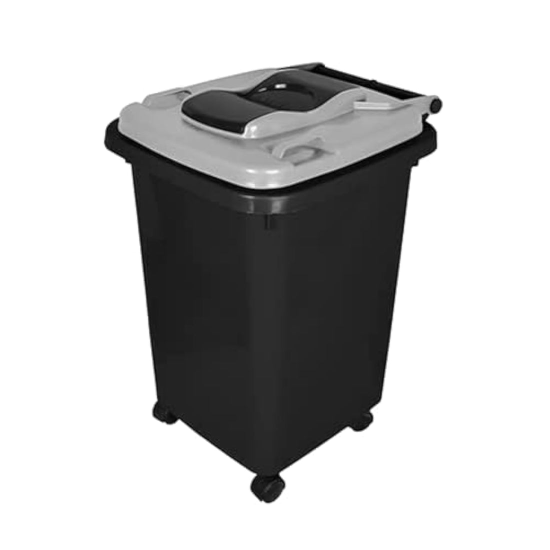 El Helal & Star | Garbage With Wheels 60 Liters Black * Gray