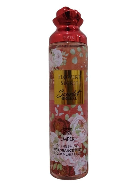 Flower's Secret Scarlet Breeze Refreshing Fragrance Mist For Women - 250 ML