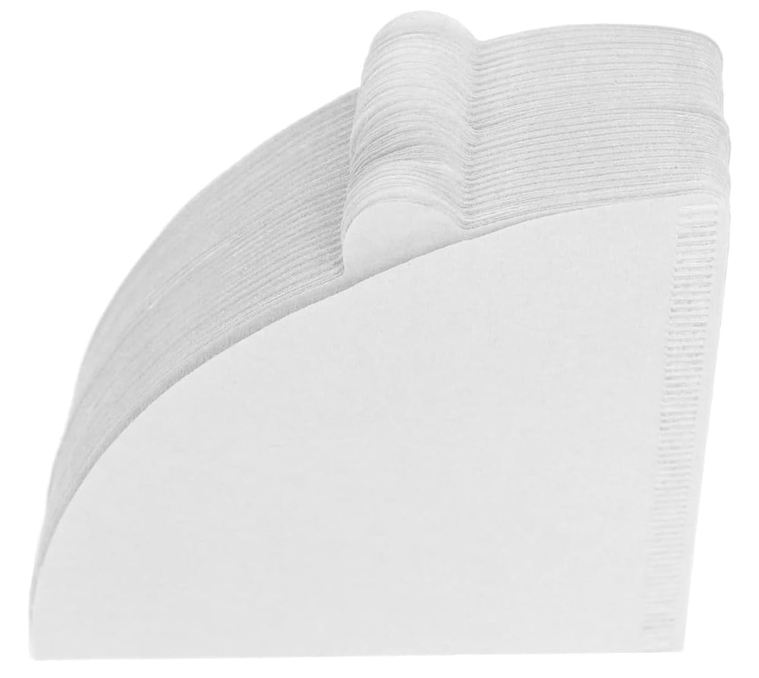 100 Count Disposable Coffee Paper Filters, V60 Coffee Filters Cone Unbleached Disposable Coffee Filters, Cone Paper Fits for Drip and Compatible with Pour Over Coffee Maker