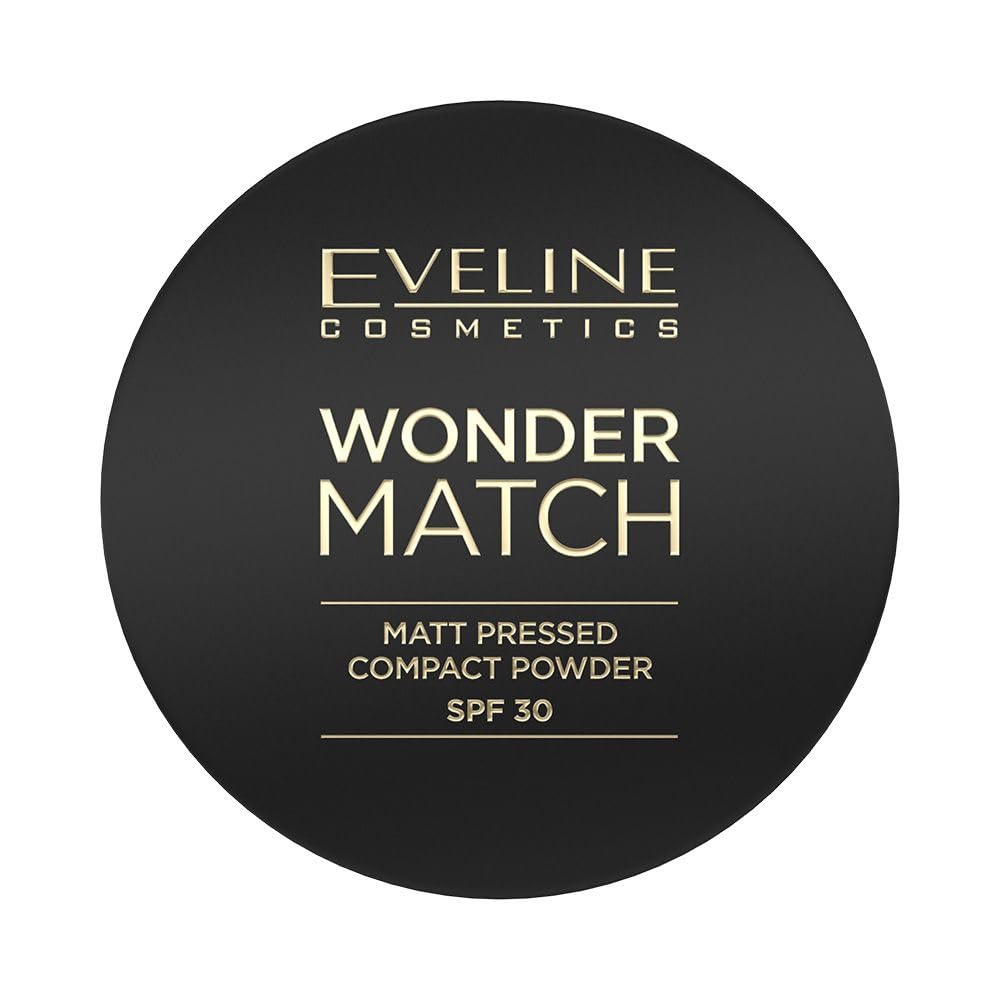 Eveline Wonder Match Matt Pressed Compact Powder SPF 30 02 Medium Beige