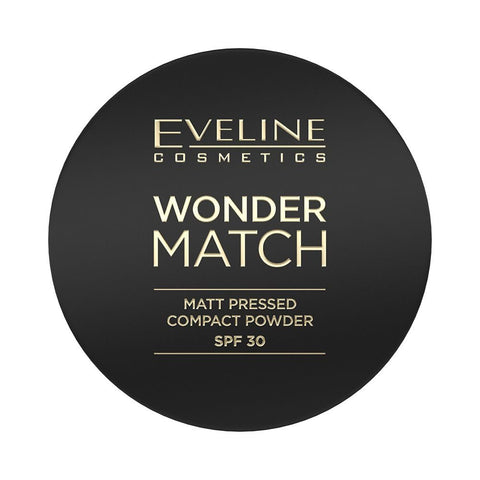 Eveline Wonder Match Matt Pressed Compact Powder SPF 30 02 Medium Beige