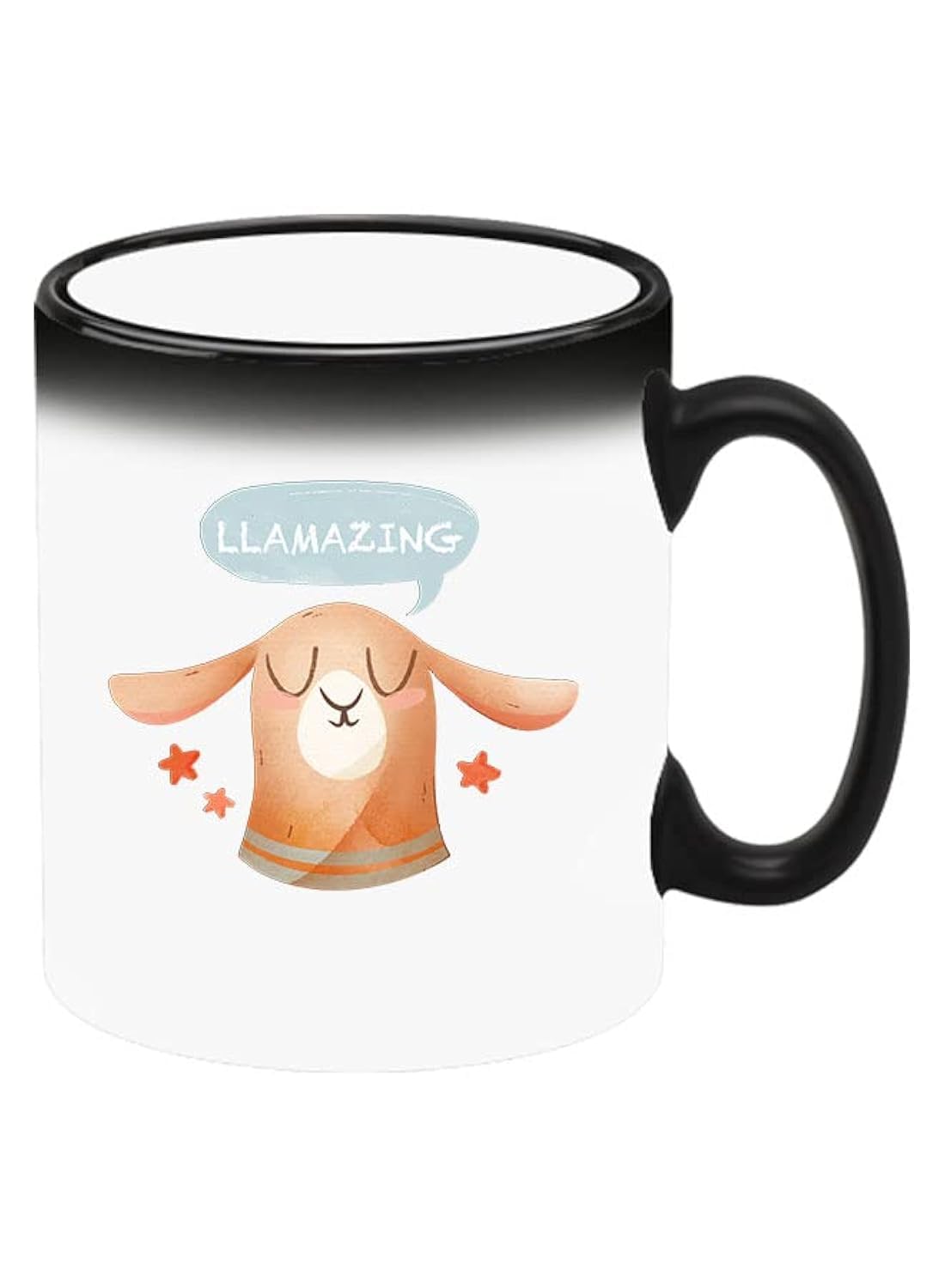 Colour Changing Heat Sensitive Magic Mug - Add Hot Tea or Coffee Llamazing Lama For Home Office Gift Kids Men Women