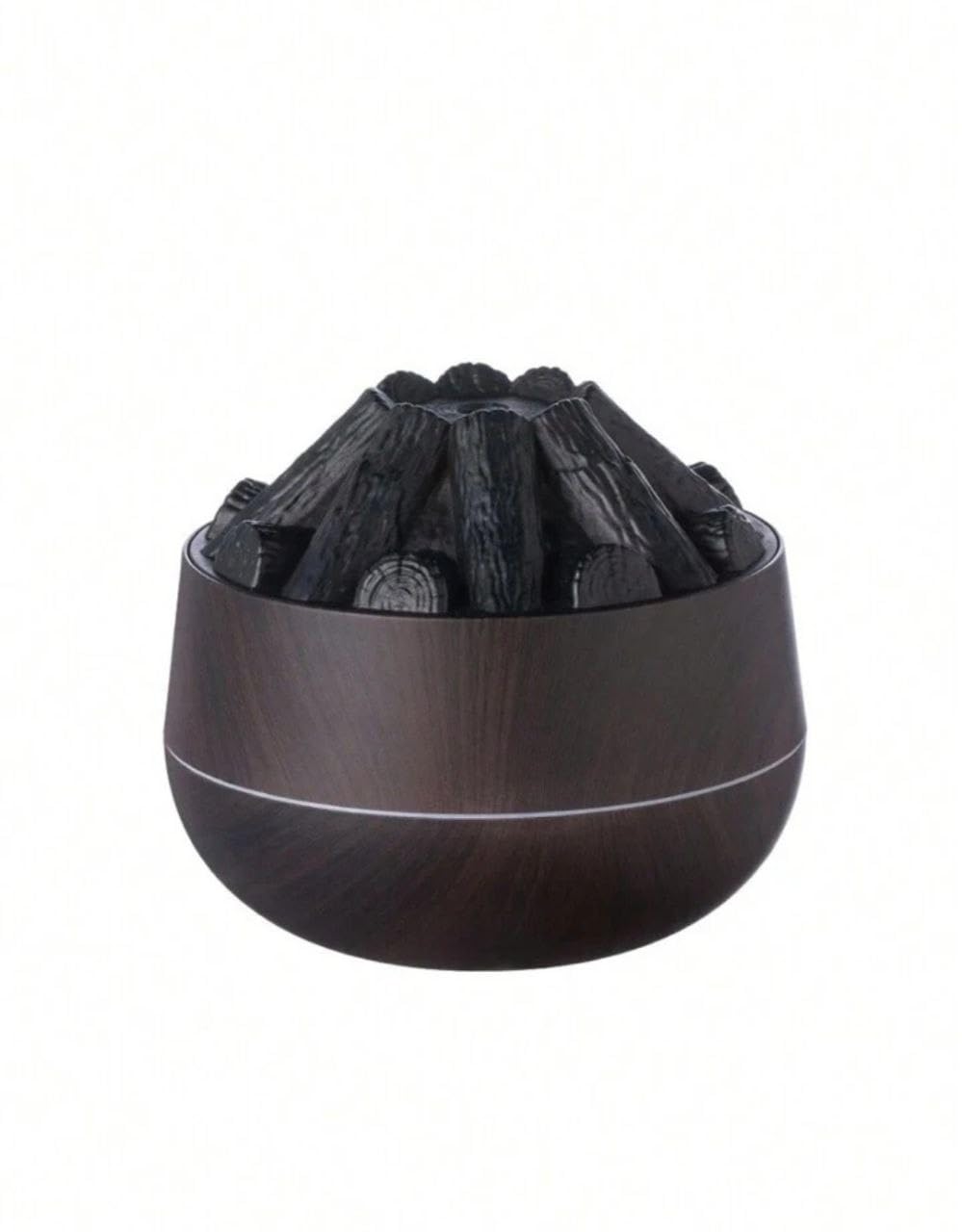 Aroma Diffuser, Essential Oil Diffuser, Dark Wood Color with Night Light, Humidifier, Atmosphere Improvement for Home Office ir