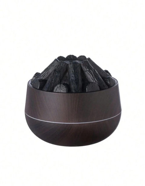 Aroma Diffuser, Essential Oil Diffuser, Dark Wood Color with Night Light, Humidifier, Atmosphere Improvement for Home Office ir