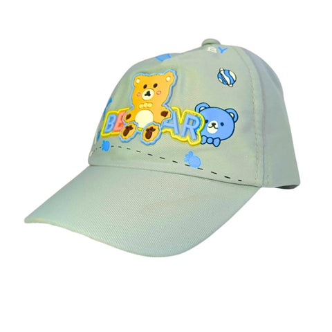 3D Bears & Colorful BEAR Kids Cap with Cute Childhood Graphics - Fun, Play and Adventure in Cool Shapes & Multiple Colors, Perfect Sun Protection for Outdoor Activities