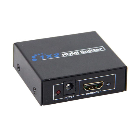 HDMI Splitter 1 Input 2 Outputs – 4K UHD Support, High-Speed Video & Audio Distribution