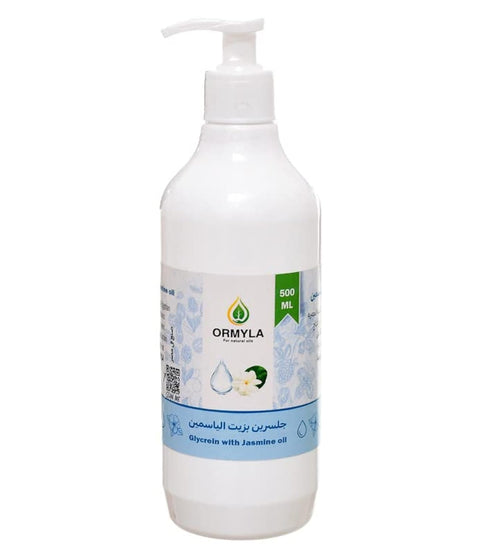 Ormella Glycerin with Jasmine Oil for Skin Moisturizing, Packaging May Vary, 500 ml