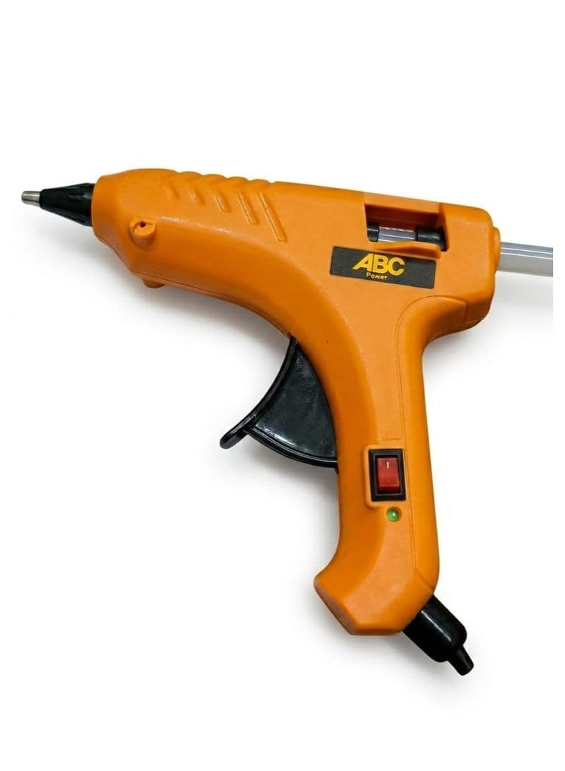 100W Glue Gun with On/Off Switch for Arts, Crafts, DIY, Home & Industrial Use (2 Glue Sticks)