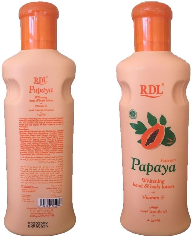 RDL PAPAYA LOTION HAND & BODY 210ML