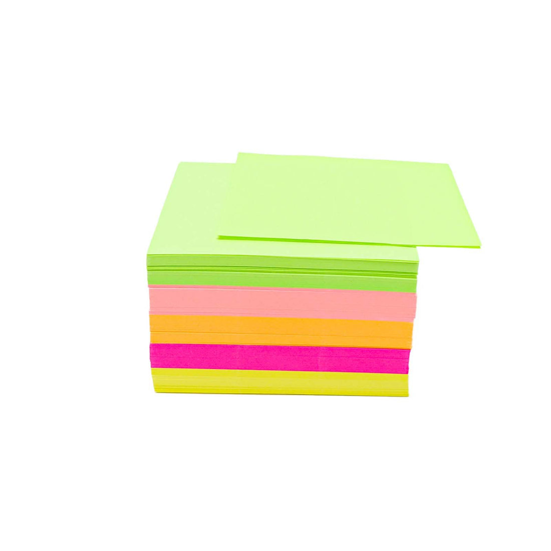 Non Sticky Notes Memo Paper Squares 3x3 in 500 Sheets Blank Note Cube Refill Loose Paper Colorful Memo Pads for Taking Notes Reminders Writing Supplies