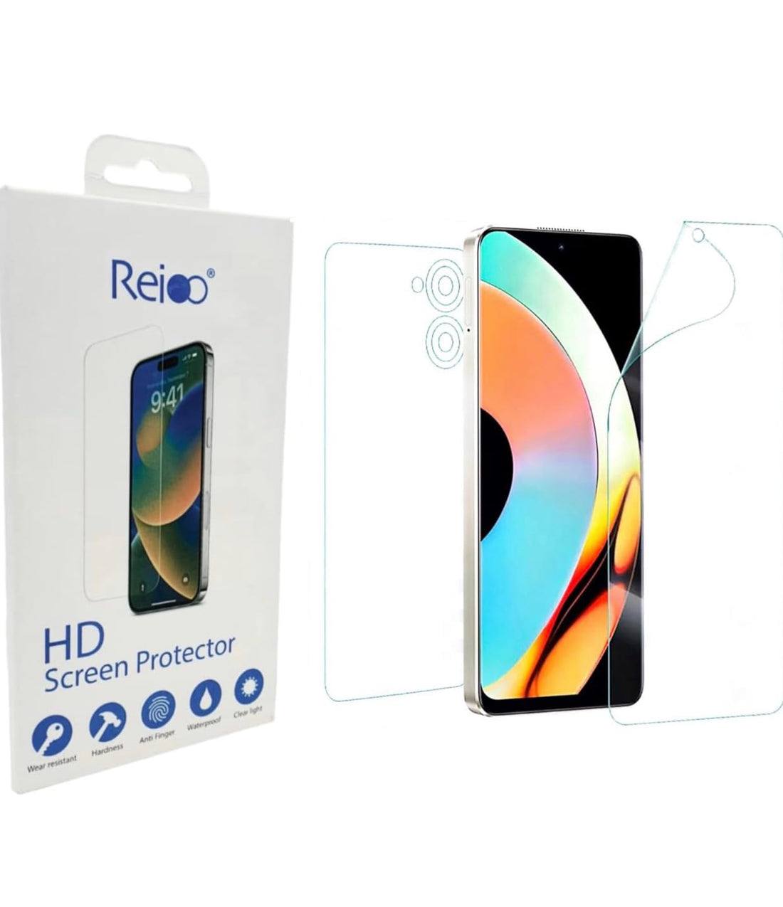 Realme 10 Pro Plus Nano Gelatin Tempered Screen Protector with Back Screen