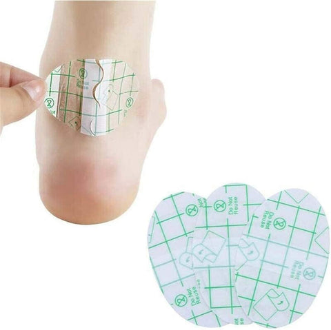 Khazna Invisible Heel Protectors Shoe Sticker 100Pcs, Anti-wear Foot Care Protection Pad, Ultra-Thin Transparent Self-Adhesive Heel Protect Sticker, Protect Skin, Heel Anti Slips, Blister