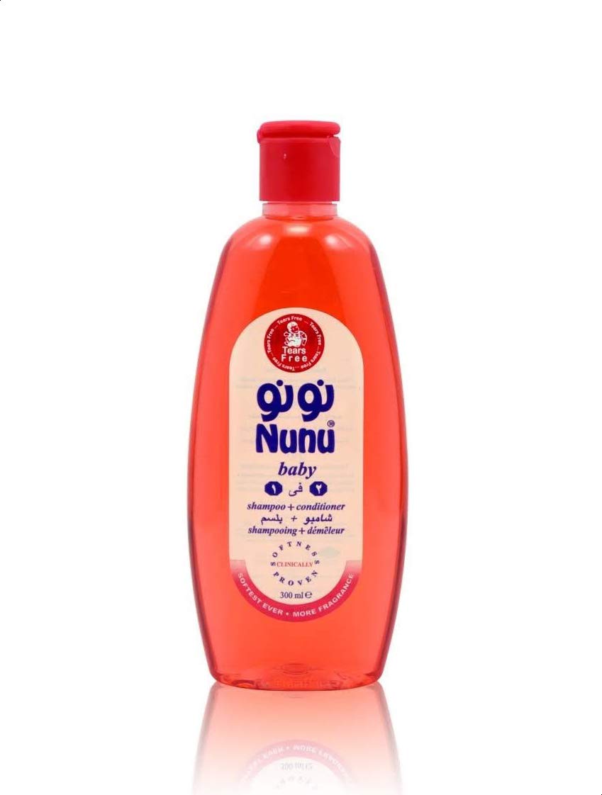 Nunu Baby 2-in-1 Shampoo and Conditioner - 300 ml