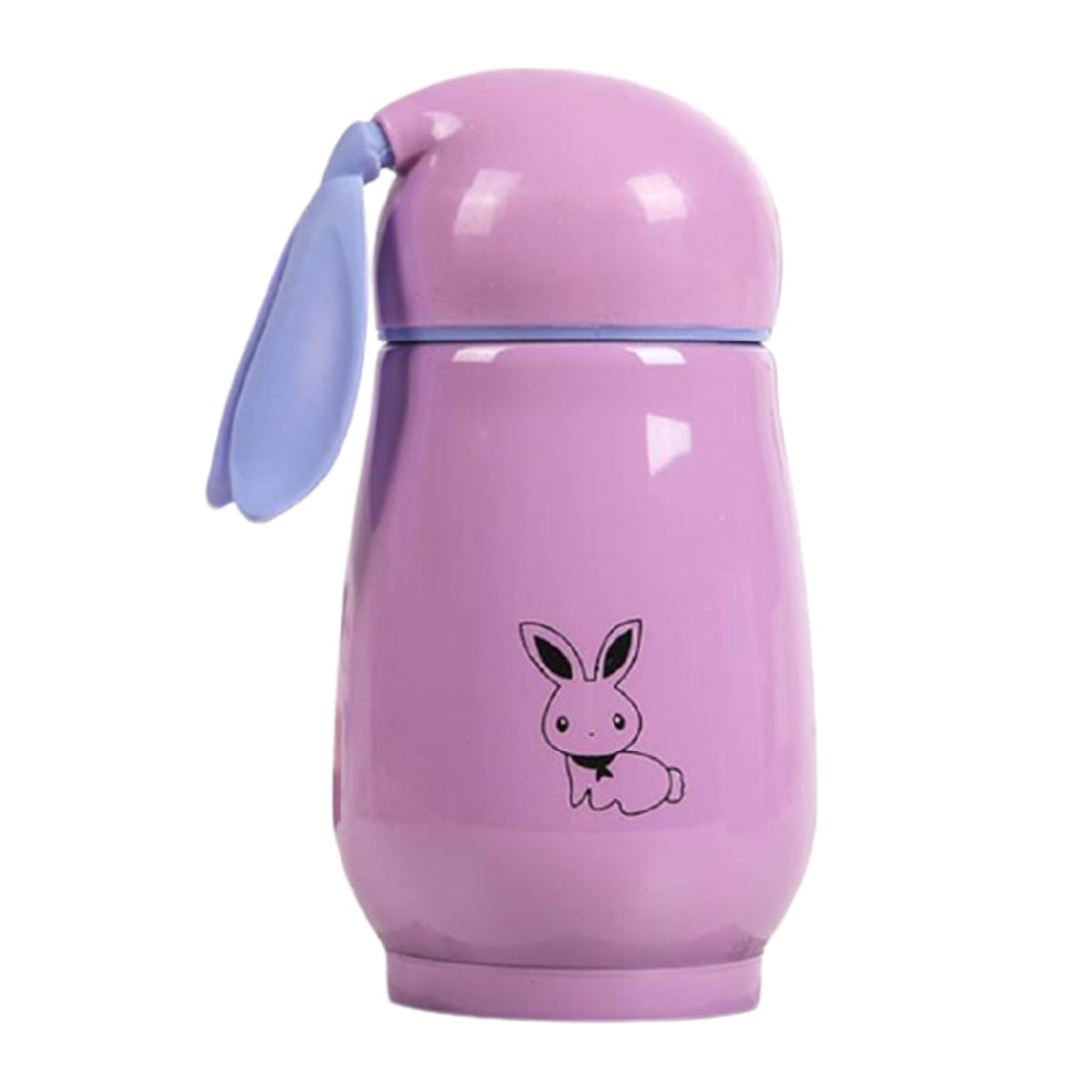 1 PC Thermal Rabbit 304 Stainless Steel Vacuum Flask Bottle, 300ml Purble Color