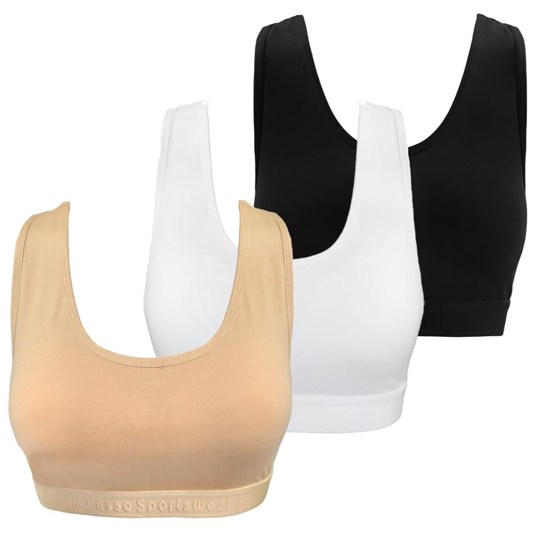 Lasso Womens (Set 3) T855 Sports Bra (pack of 3)