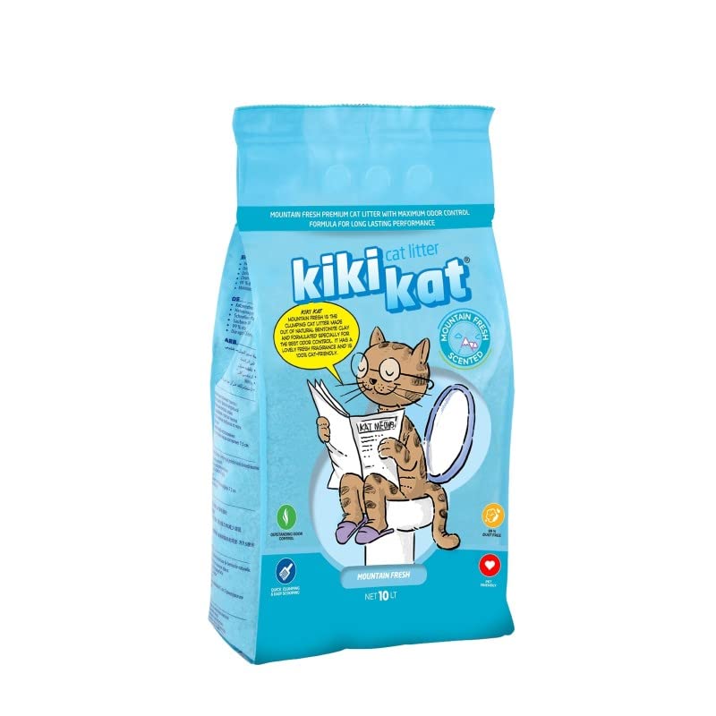 KiKi Kat Cat Litter - Mountain Fresh - 10 L