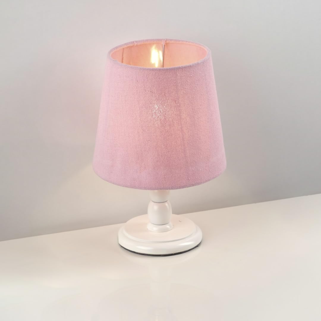 Oops Modern Decorative Indoor Table Lamp – Flama Modern Table Lamp for Living Room, Bedroom & Office –Pink