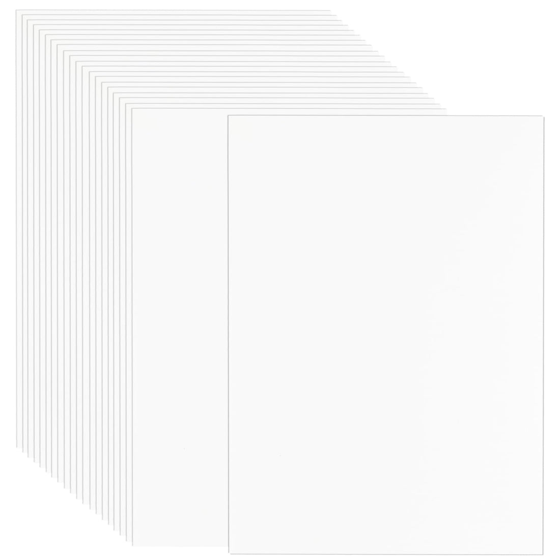 Pack of 100 White Card Paper A4, 250 g Paper A4 White Paper, Thick Paper 21 x 29.7 cm for Invitations, Wedding, Menu Cards, DIY Cards