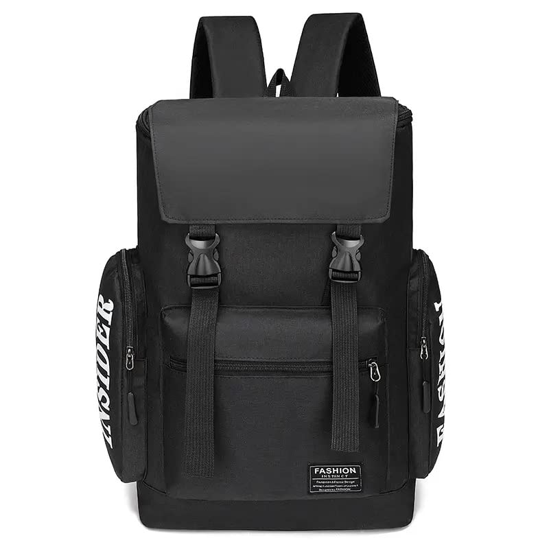 Backpack, Travel Backpack Laptop Bag for Women Men, with USB Charging Port, Waterproof Fashion College School Accessories Backpack Fits