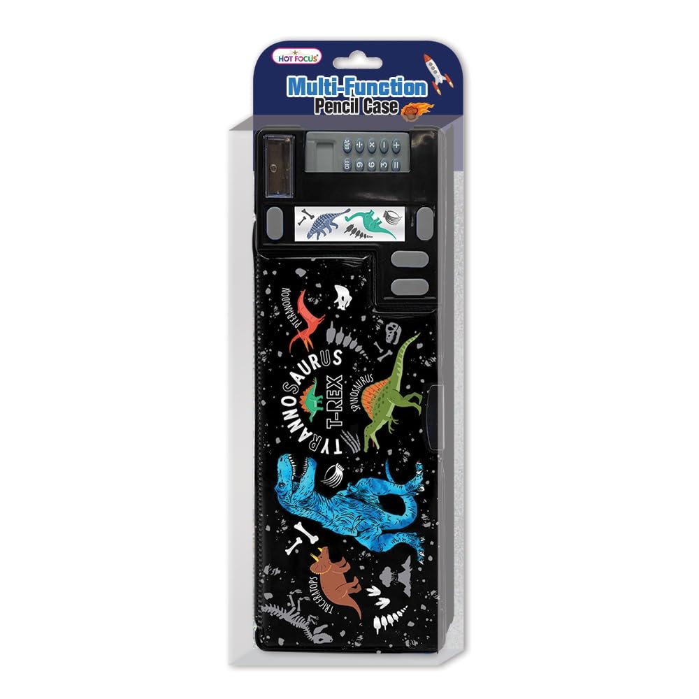 Hot Focus - Multi-Function Dino Pencil Case - 295DI