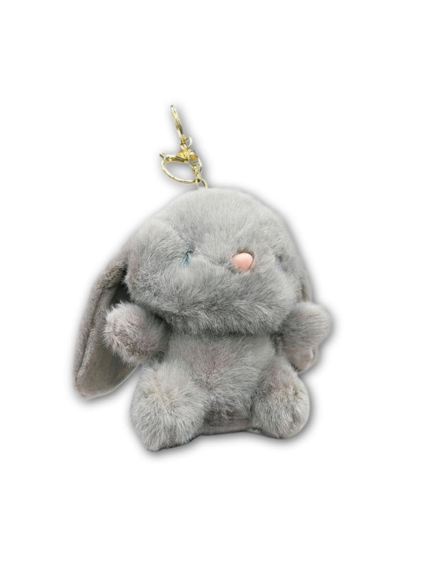 Soft plush - A soft velvet keychain toy for hugging with a sturdy metal ring for bags and keys, a nice gift perfect for both kids and adults