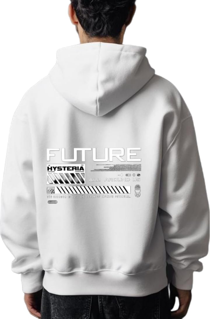 FUTURE HYSTERIA Hoodie Back White