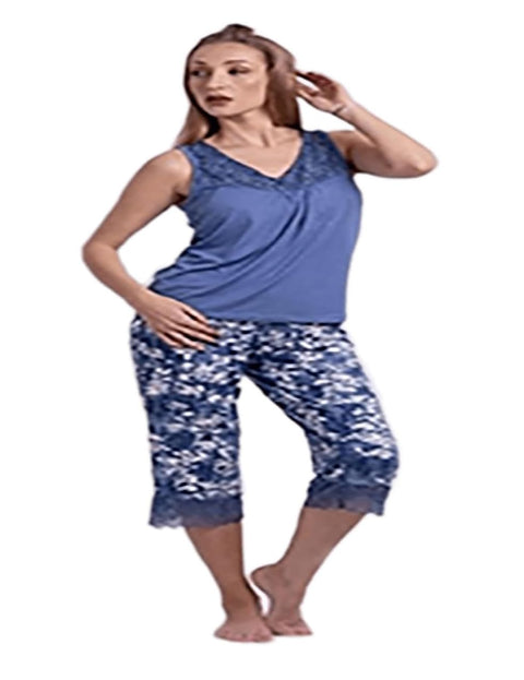 9Street Corner Women's Bermuda Sleeveless Pajama P1026-Parent