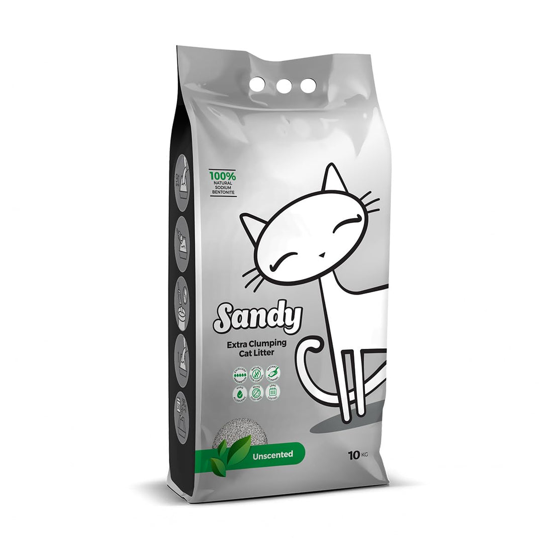 Sandy Cat Litter - Unscented 10 KG