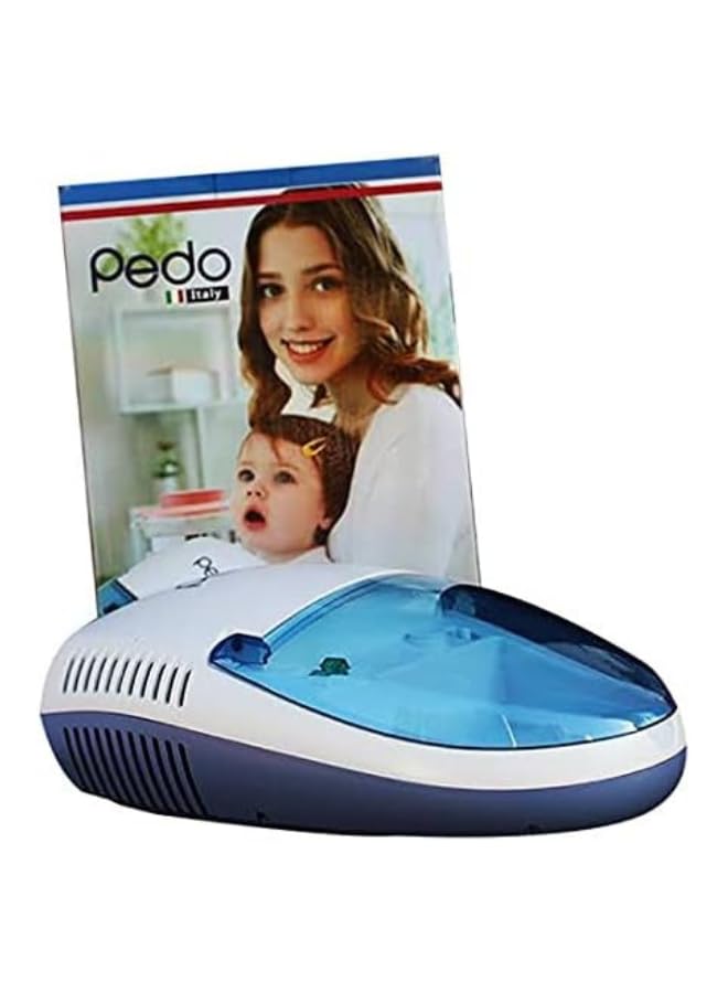 Pedo Classic Piston Compressor Nebulizer for Aerosol Therapy, System for Efficient Respiratory Treatment with Adult and Pediatric Masks