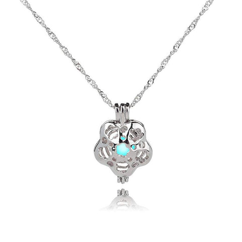 Necklace Flower Luminous - Glow in the Dark