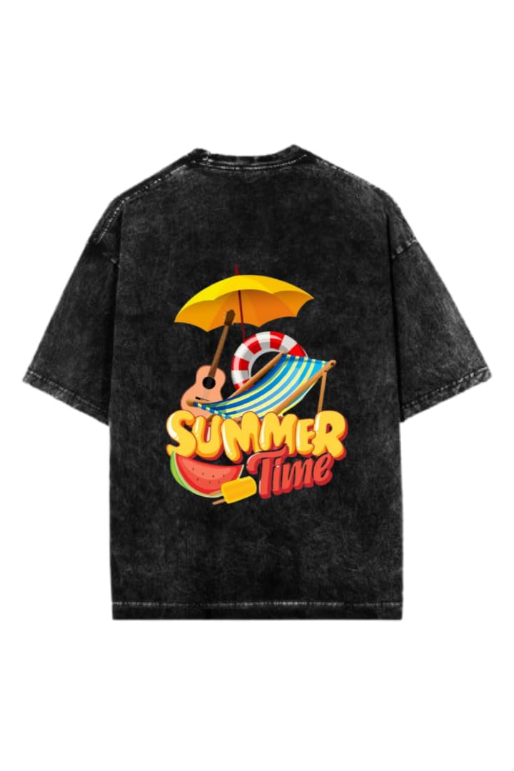 Sammer Vbes T-shirt Washed Back SUMMER Time 57