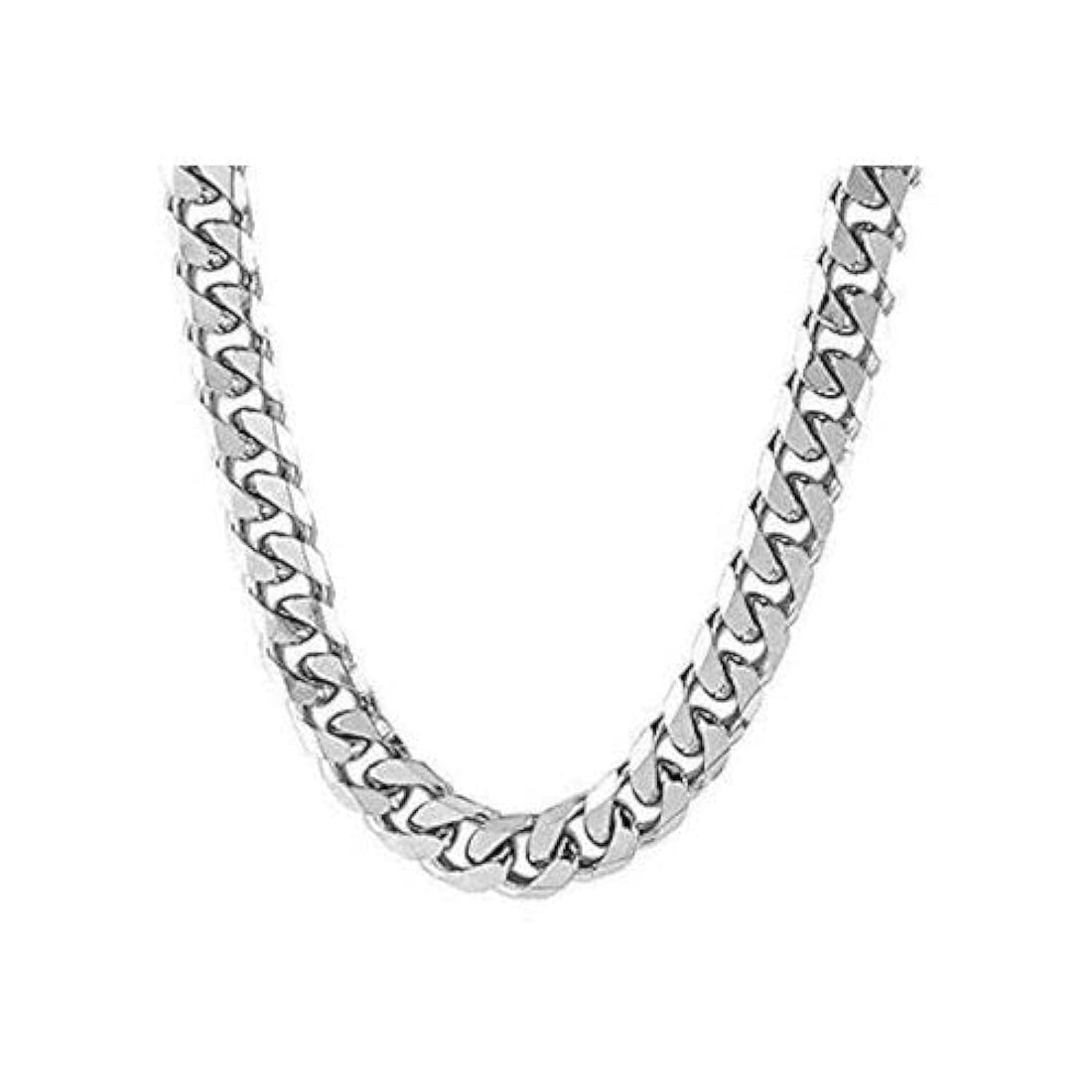 Womens Necklace - Elegant - Italian Design - Silver Plated And Neikal One Size Light Silver