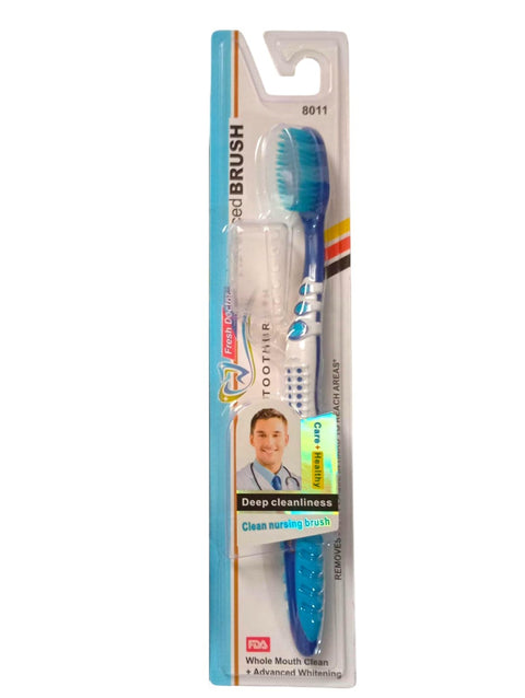Fresh Doctor" Soft Toothbrush for Natural Whiteness and Tough Task with Zig Zag Bristles and Tongue Cleaner - For Sensitive and Normal Teeth I Dentist Recommended