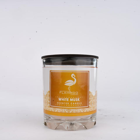 Flamingo White Musk Scented Candle 160 g
